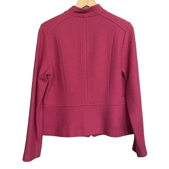 Geiger Collections Jacket Boiled Wool Zip Up Austria Made‎ Womens Size 42 - Picture 2 of 7